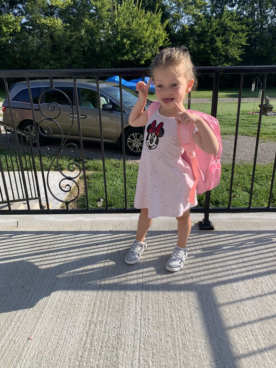 First day of preschool for my girl🥹