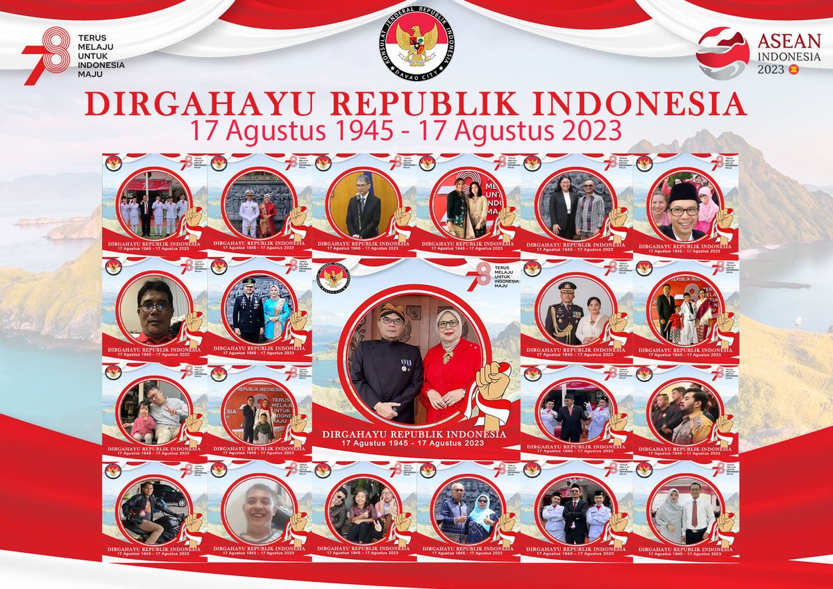 Dirgahayu Republik Indonesia Ke-78📷📷📷
Merdeka!
#IndonesianWay #IniDiplomasi #DemiNKRI #RintisKemajuan
#NegaraMelindungi #IndonesiaUntukDunia
#menluri
#sahabatkemlu
#KemluSeminggu