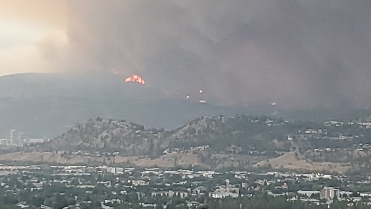 From our balcony on Black Mountain in #Kelowna