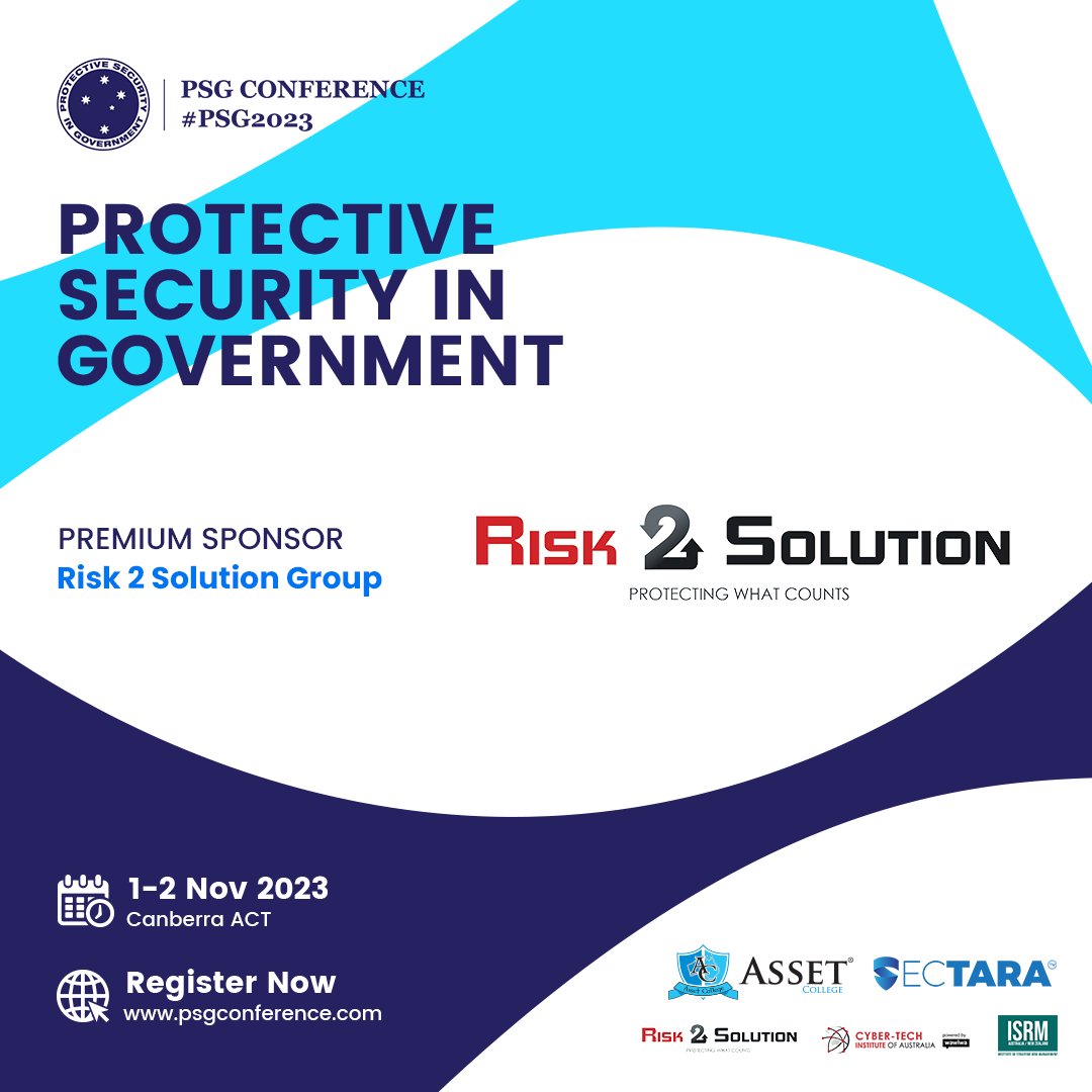 psgconference's tweet photo. As we gear up for #PSG2023, we are thrilled to extend our gratitude to our incredible Sponsors. Join us in giving a big shout out to Risk 2 Solution, CTIA, and ISRM! We are extremely grateful for their support. 

#Sponsors #Security #RiskManagement #Conference  #Networking https://t.co/iANXfEPKJy