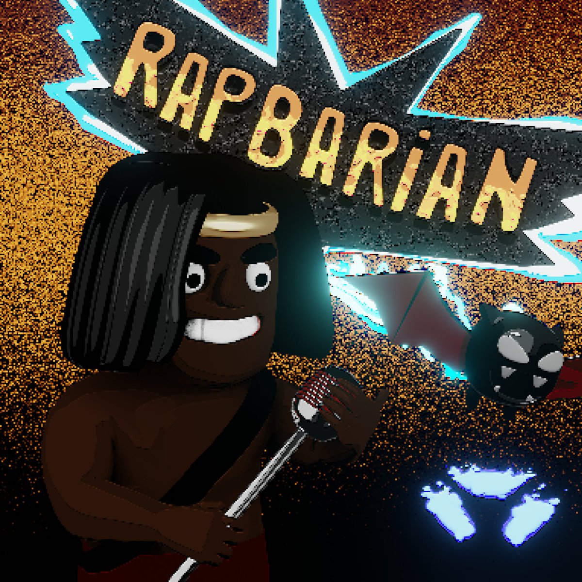 Whodigiya's tweet photo. "Rapbarian," my @batbarian tribute song releases on most major streaming services on September 4th! Shout out to @thewinepot dot the album art! https://t.co/l5e1O0klUh