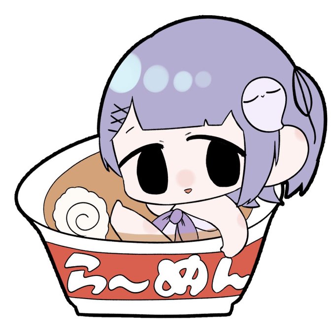 「カップ麺 髪飾り」のTwitter画像/イラスト(新着)
