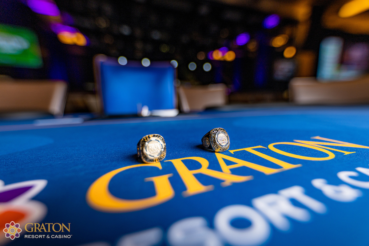GratonPoker's tweet photo. Noon Friday + Saturday

@WSOP Circuit Bay Area 
$500,000 GTD $1,700 Main Event 

40,000 stacks
40-min Day 1 levels
Make $$ Day 1 - 15% Cash
Hour levels Sunday and Monday

Structure: https://t.co/skD8TlAfxE https://t.co/CRKxjNEXh6