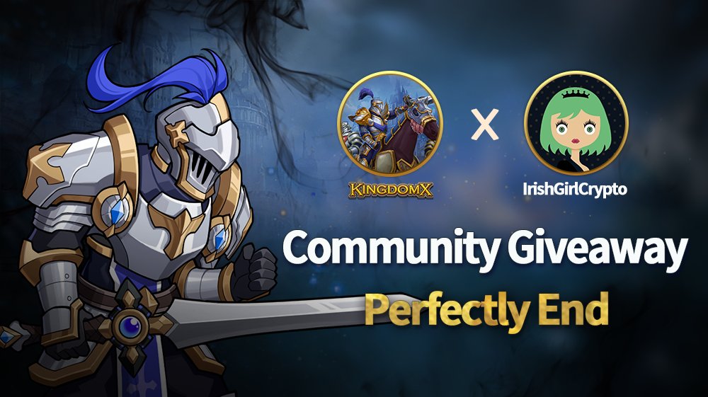 🥳The cooperation celebration giveaway between #KingdomX x #IrishGirlCrypto has perfectly ended! Thanks every supporter! 

The winners have been picked! Congratulations!
🍀@iamtess1603
🍀@OkexJenakos
🍀@bonashom
🎁Please comment on your BSC address before 8/22, the rewards will