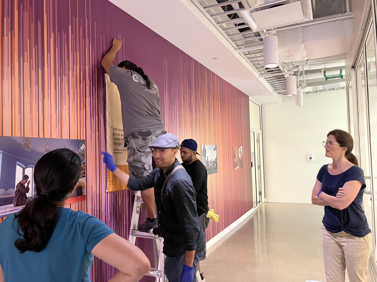 usccrcc's tweet photo. We’ve been busy setting up an exhibit for our #SpiritualExemplarsProject and it opens Monday!
Stop by to check it out AND join us on 9/12 4:30-7:30pm PST for a panel discussion and reception featuring three of our #SpiritualExemplars!
@AnnenbergMedia
#engagedspirituality https://t.co/K67FFy3sLJ