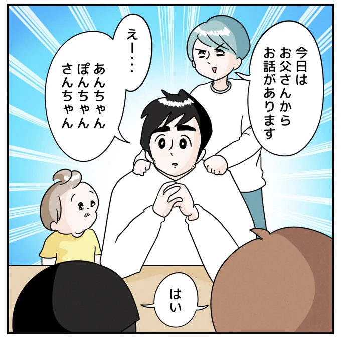 【 3兄弟に伝えた時の反応 】1/3 