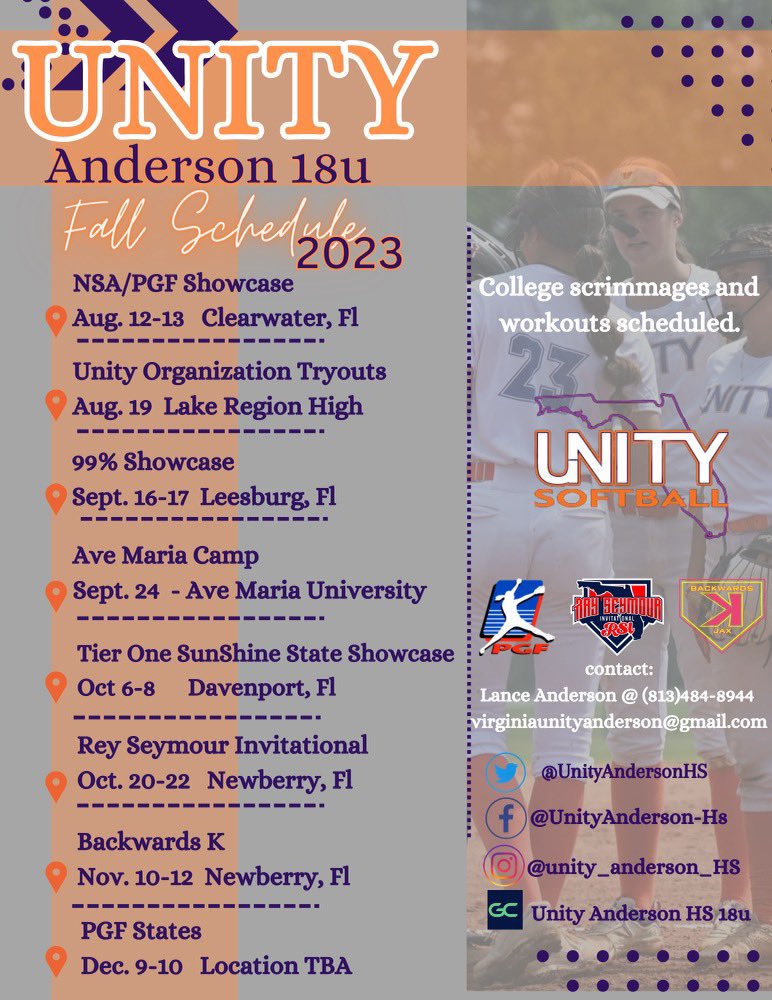 UnityAndersonHS's tweet photo. Updated Fall Schedule! https://t.co/HsIS5uYRhQ