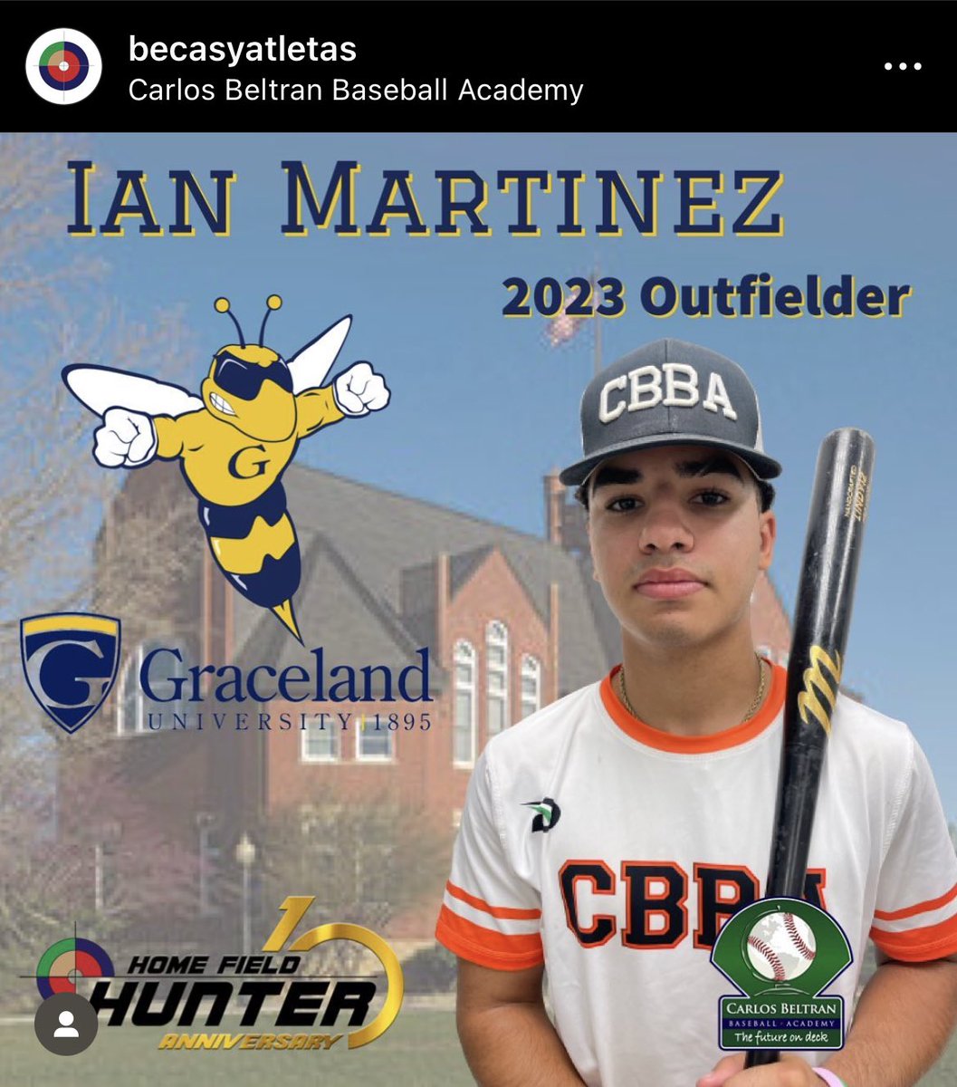 Congrats to 2023 Outfielder Ian Martinez for his commitment with <a href="/GracelandU/">Graceland University</a> <a href="/GracelandBSB/">Graceland Baseball</a>