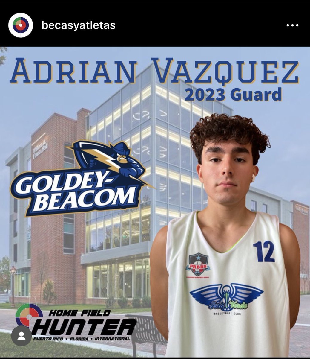 Congrats to 2023 Combo Guard Adrian Vazquez for his commitment with <a href="/GBCEdu/">Goldey-Beacom College</a> <a href="/_GBCHoops/">GBC Men's Basketball</a>