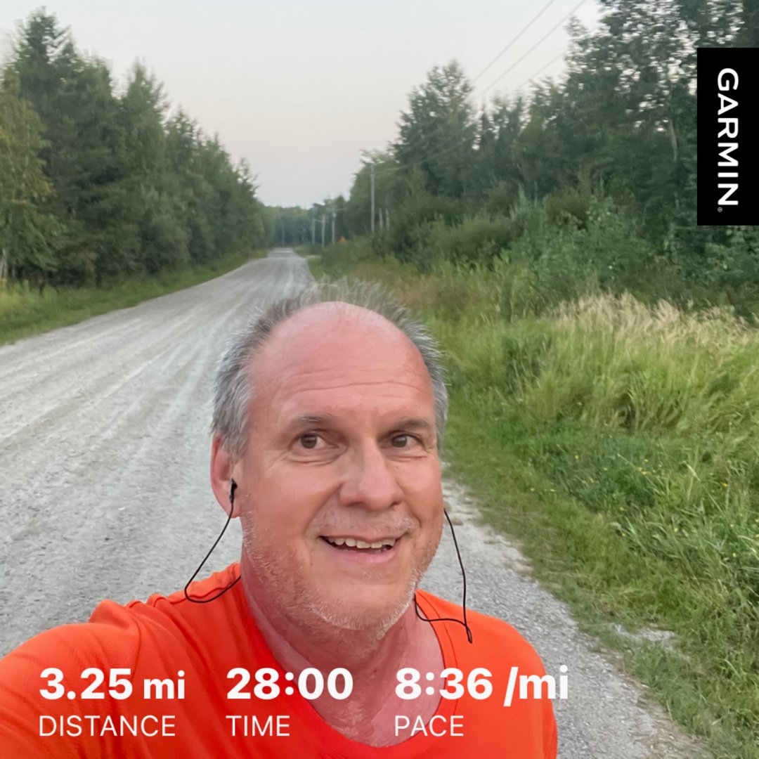 MontyFender10's tweet photo. Waited until the worst of the smoke from Canadian wildfires had cleared before getting out tonight. #runcation #runningafter50 #runhappy #BeatYesterday https://t.co/CSP6zTz94N