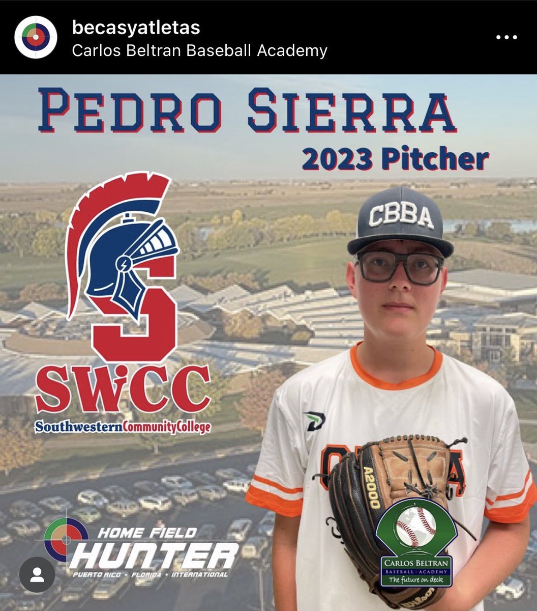 Congrats to 2023 Pitcher Pedro Sierra for his commitment with <a href="/swcciowa/">SWCC</a> <a href="/SWCC_Baseball/">Southwestern Baseball</a>