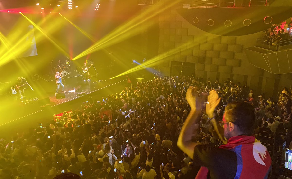 nepathya_band's tweet photo. Thank you Osaka. With this we end our Japan Tour. Tokyo, Fukuoka, and Osaka all has been an amazing experience for us. We leave with मायालु समझना … Till next time … Sayonara 🙏🏼 #nepathyajapantour2023 #nepathyatour2023 #nepathyaliveconcert #musicforhumanity https://t.co/5BOSairVFy