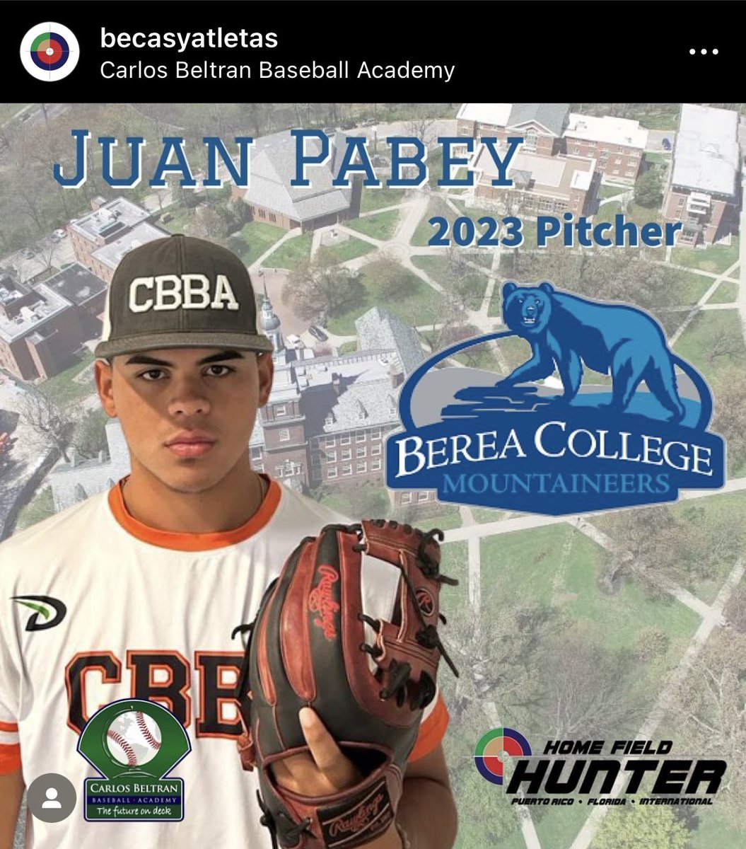 Congrats to 2023 Pitcher Juan Pabey for his commitment with <a href="/bereacollege/">Berea College</a> @Baseball_Berea