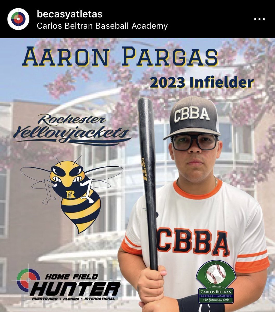 Congrats to 2023 First Baseman Aaron Pargas for his commitment with <a href="/RochesterCTC/">Rochester Community and Technical College</a> <a href="/RCTCAthletics/">RCTC Yellowjackets</a> <a href="/RctcBaseball/">RCTC Baseball</a>
