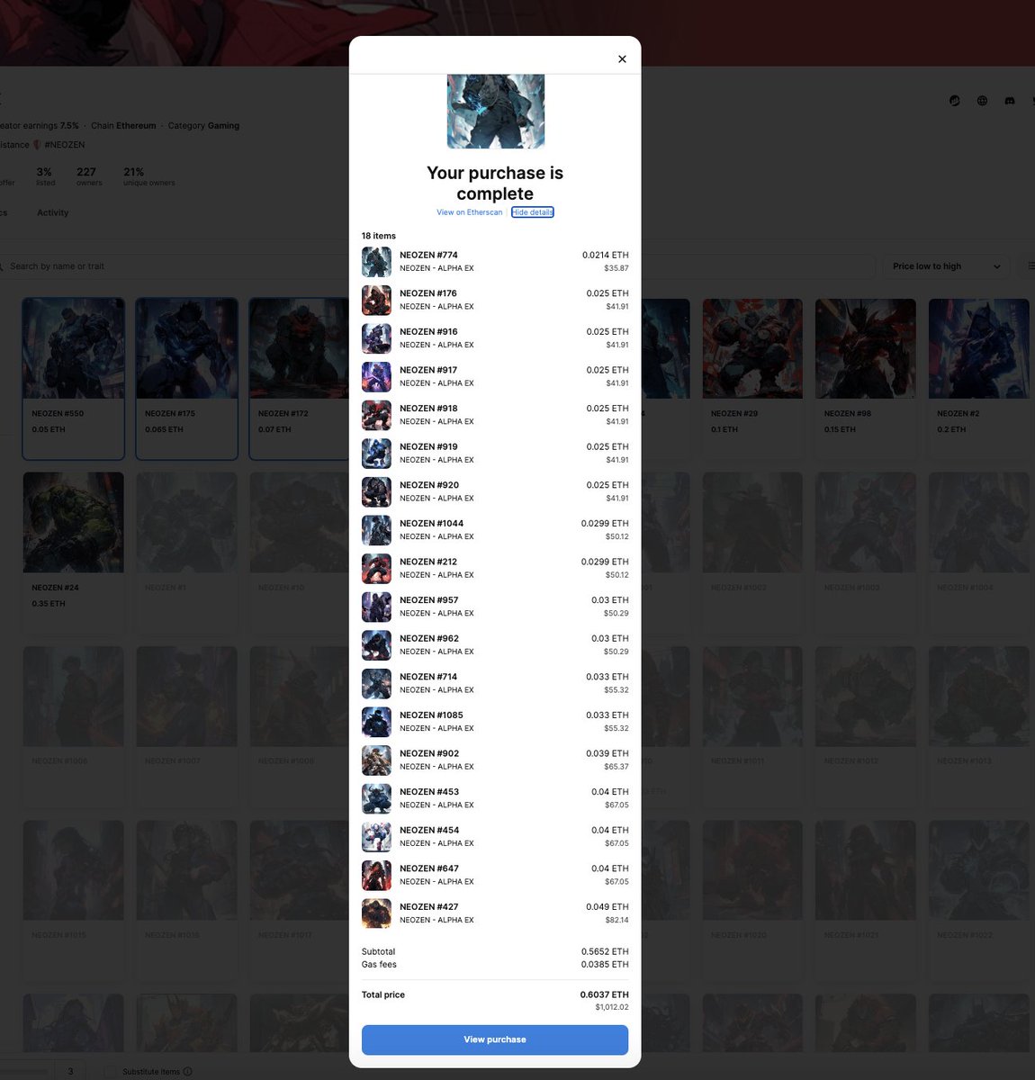 spent some time in the <a href="/NEOZEN_NFT/">NEOZEN (ネオゼン)</a> discord, was greeted by the founder and a welcoming community... sometimes you just got to choose to invest in people and their vision.