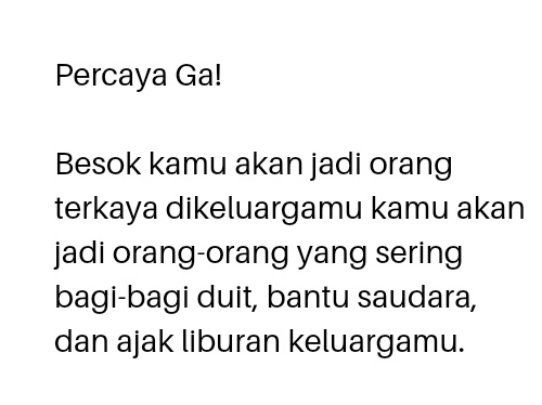 ManJaddaWaJadaa's tweet photo. Harus yakin ya 😍 https://t.co/Tzx4GNadvq