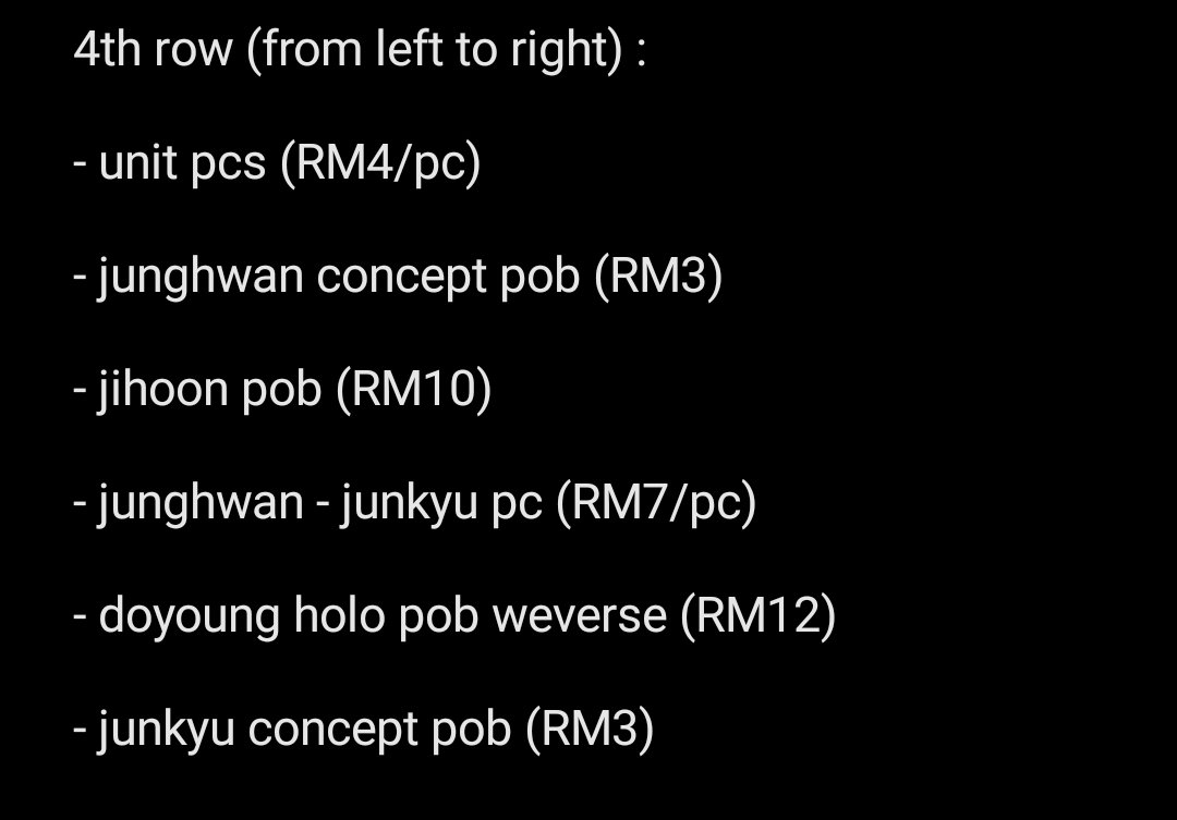 malsellz's tweet photo. WTS TREASURE PCS 🇲🇾

- refer the pics for pc price
- prices are excluding postage fee
- postage : RM8WM RM14EM
- no nego as i have lowered the prices a lot since i want to clear these pcs
- all pcs are in good condition!
- dm for any inquiries!

#pasarTREASURE #pasartreasureMY https://t.co/VZbhMrNZtU