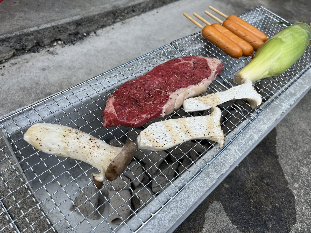 U字溝　バーベキュー用にいかが！ 簡単♪】U字溝でできるお庭バーベキュー！3,000円でお手軽BBQが便利