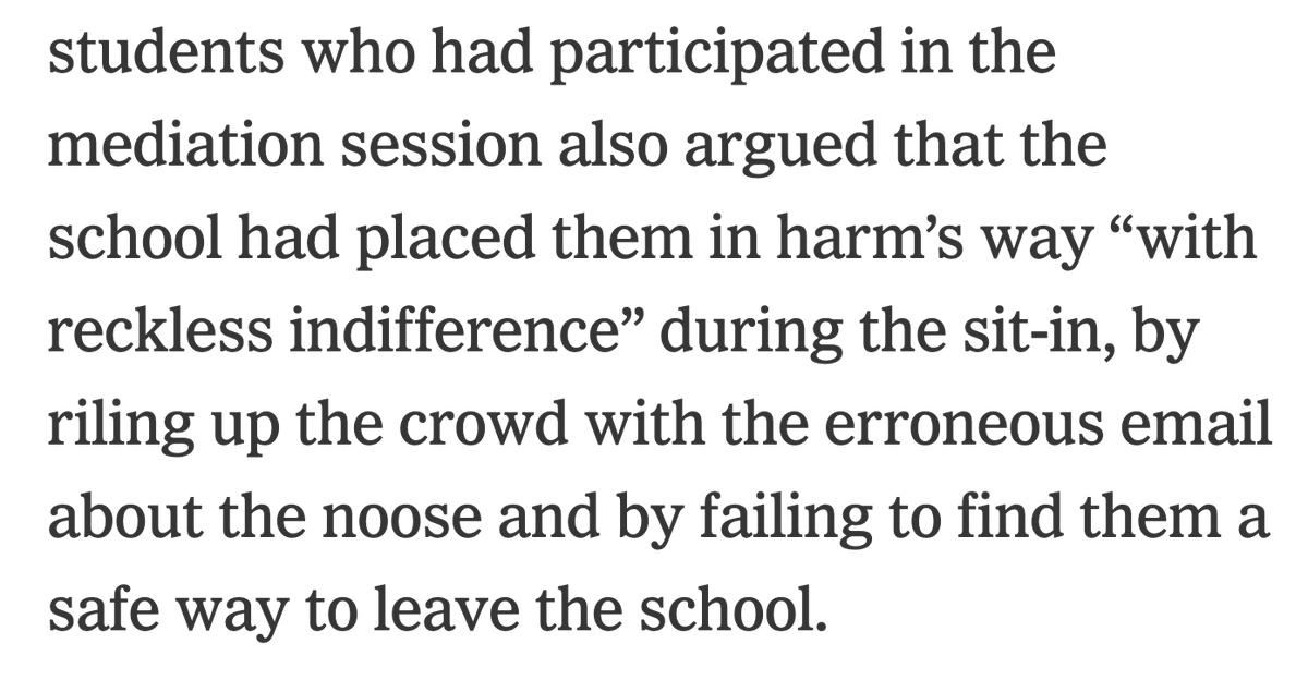 Steve_Sailer's tweet photo. How long until a Woke mob lynches somebody?

The New York Times reports on a 2017 vigilante riot at at a liberal SF Bay Area high school in which a woke mob violently attacked students who were accused of not snitching on racist Instagram memes:

https://t.co/2SUEUxVDJF https://t.co/ZLgYKv9h0Y