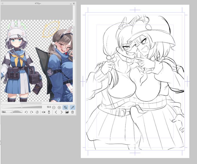 コミケ用サークルカットが欲しいなら先に表紙を描いちゃえばいいじゃない 