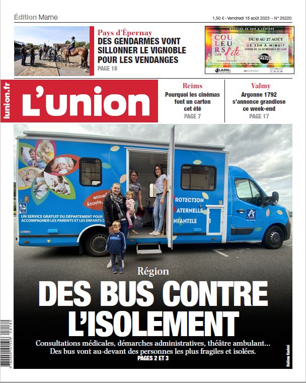 _lunion's tweet image. A la une de #lunion ce vendredi 18 août : des bus contre l'isolement. 
Consultez votre édition en ligne ➡ lunion.fr