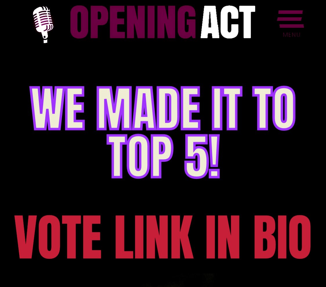 Ayla_Huff_'s tweet photo. ITS CRUNCH TIME!
Let’s get into the FINALS!!!
Link here
⬇️⬇️⬇️
https://t.co/IEtBzuTY4F
#memyselfandi #rochesterny #finals #top5 #aylahuffmusic #supportyourlocalmusicians #585musicscene #loveforlocalbands #originalmusic #independentartist #independentmusician #openingact https://t.co/T6z9CyE4s3