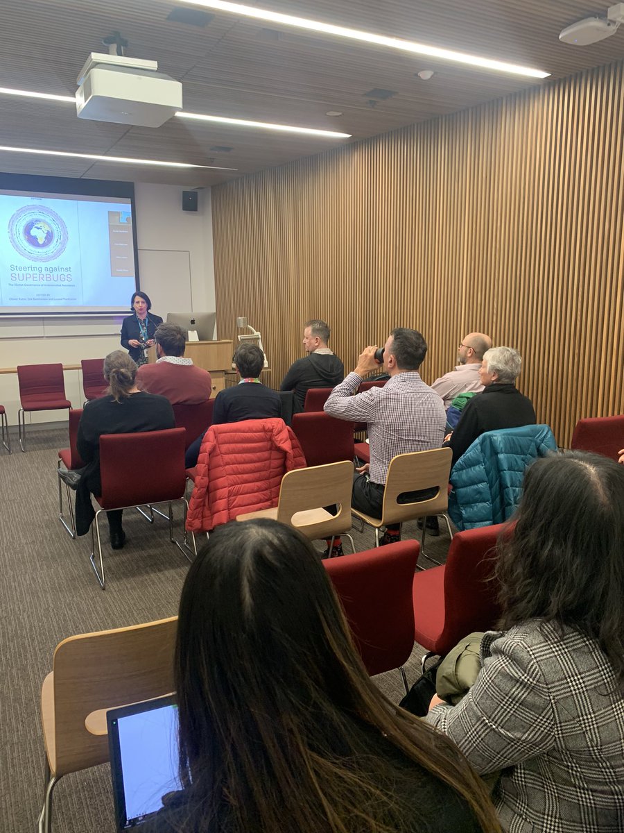 NCAS_Aus's tweet image. Prof Thursky opening speaker at the Australian #book launch of ‘Steering against SuperBugs- the global governance of antimicrobial resistance’ @TheDohertyInst 
Kas co-authored one of the chapters and speaks of the importance #governance has to play for #AMS and #AMR strategies