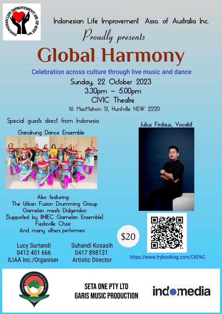 Global Harmony 

trybooking.com/CKPAC