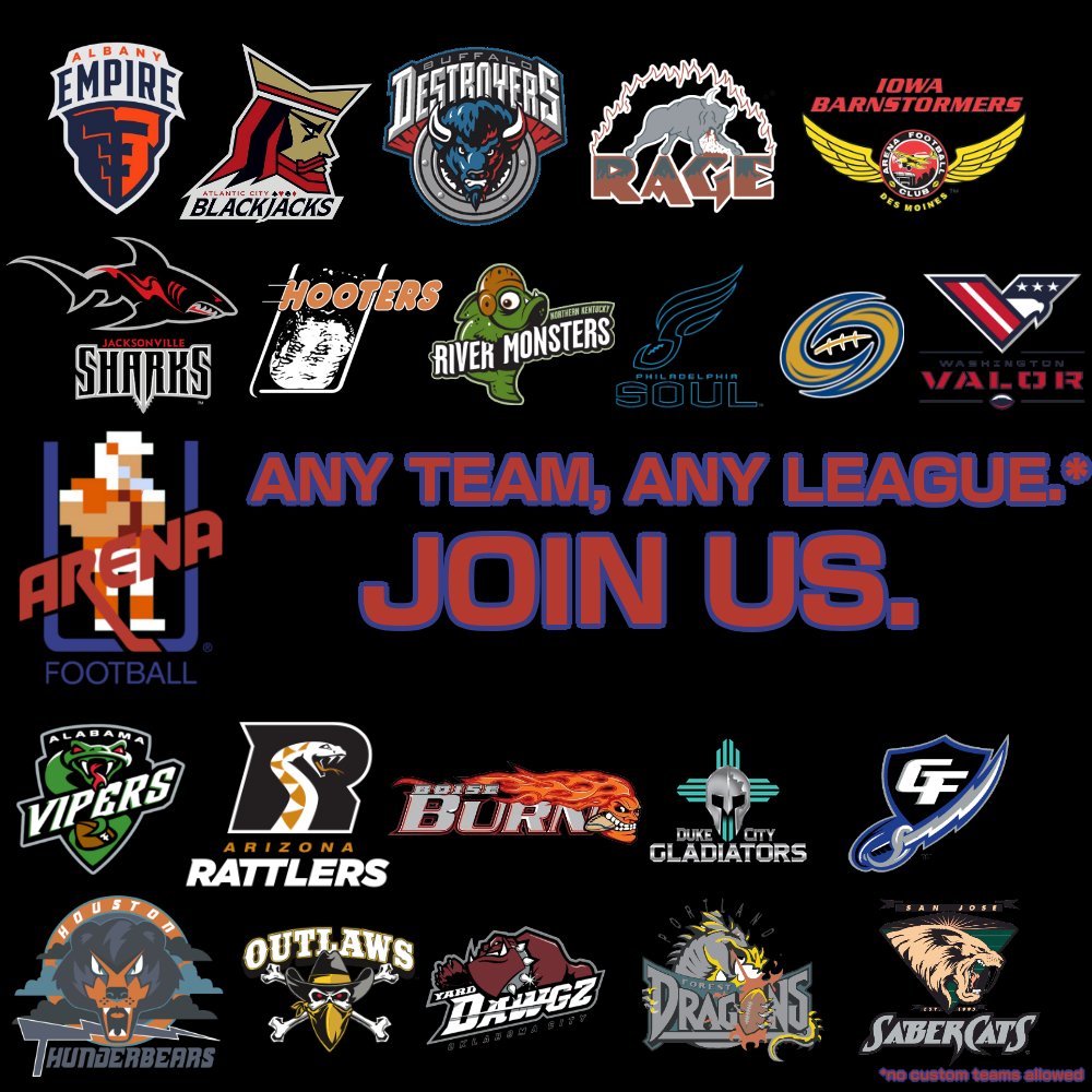 Hey. Do you remember the <a href="/RB_AFL/">Retro Bowl Arena Football League</a>?

Well, it's been back... for about a month.

The fastest paced and most competitive Retro Bowl League! (according to the commish <a href="/AlbFirebirds/">Albany Firebirds</a>)

Join and face on the 21 teams in the Retro Bowl Arena Football League. 

DM us at @RBAFLCommish.