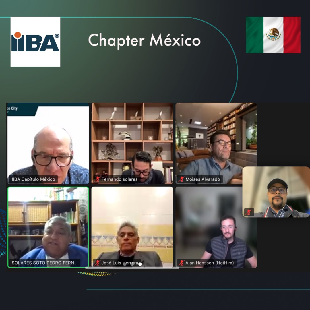 maununezmx's tweet photo. #IIBAMexico || Sostuvimos reunión de consejo directivo del International Institute of Business Analysis “IIBA MÉXICO CHAPTER”, donde dimos seguimiento a los proyectos y metas que tenemos para este 2023.

Desde la VP de vinculación con la Industria impulsaremos la adopción de la práctica de Análisis de Negocio para el fortalecimiento del sector productivo de nuestro país.

Ayúdanos a construir la data del Estado Global del Análisis de Negocio 2023

🖥️ Contestar Encuesta 👉🏽 https://t.co/sYyRZvEOfE

📆 Fecha límite 20 de Agosto 

¡Gracias por tu apoyo! 
IIBA Mexico Chapter

#GrupoCETi #GrupoMDCorp #GrupoTEKO