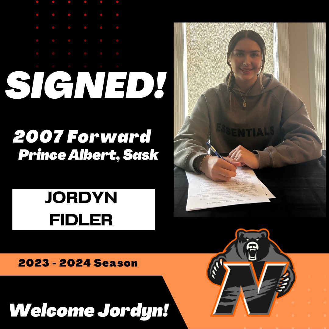 Mann-Northway Northern Bears Female AAA (@pabears) on Twitter photo ๐ฃ๐ฃ๐ฃThe Prince Albert Northern Bears along with Head Coach Steve Young are very happy to announce the signing of our ๐๐จ๐ฆ๐๐ญ๐จ๐ฐ๐ง ๐ฉ๐ฅ๐๐ฒ๐๐ซ ๐๐๐๐ ๐
๐จ๐ซ๐ฐ๐๐ซ๐, ๐๐จ๐ซ๐๐ฒ๐ง ๐
๐ข๐๐ฅ๐๐ซ!! Welcome to the Bears Jordyn & family!!๐๐ป๐งก๐ค ๐ฃ๐ฃ๐ฃThe Prince Albert Northern Bears along with Head Coach Steve Young are very happy to announce the signing of our ๐๐จ๐ฆ๐๐ญ๐จ๐ฐ๐ง ๐ฉ๐ฅ๐๐ฒ๐๐ซ ๐๐๐๐ ๐
๐จ๐ซ๐ฐ๐๐ซ๐, ๐๐จ๐ซ๐๐ฒ๐ง ๐
๐ข๐๐ฅ๐๐ซ!! Welcome to the Bears Jordyn & family!!๐๐ป๐งก๐ค