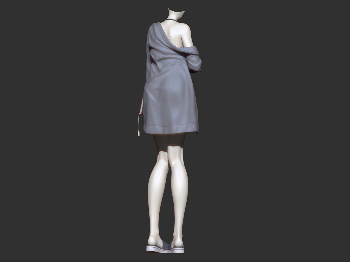 ～
#ブルーアーカイブ 　#ブルアカ 　#古関ウイ　 #zbrush