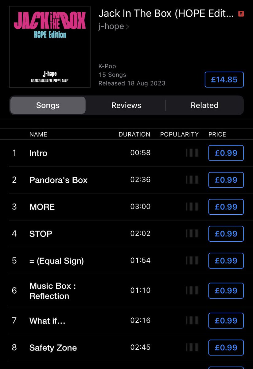 ukarmyfunds's tweet photo. #JackInTheBox_HopeEdition is now available to purchase on iTunes UK !! 

(UK ARMY) 

You must only purchase Arson and it’s Instrumental separately and then complete album !!! https://t.co/m8CFMbuKg6