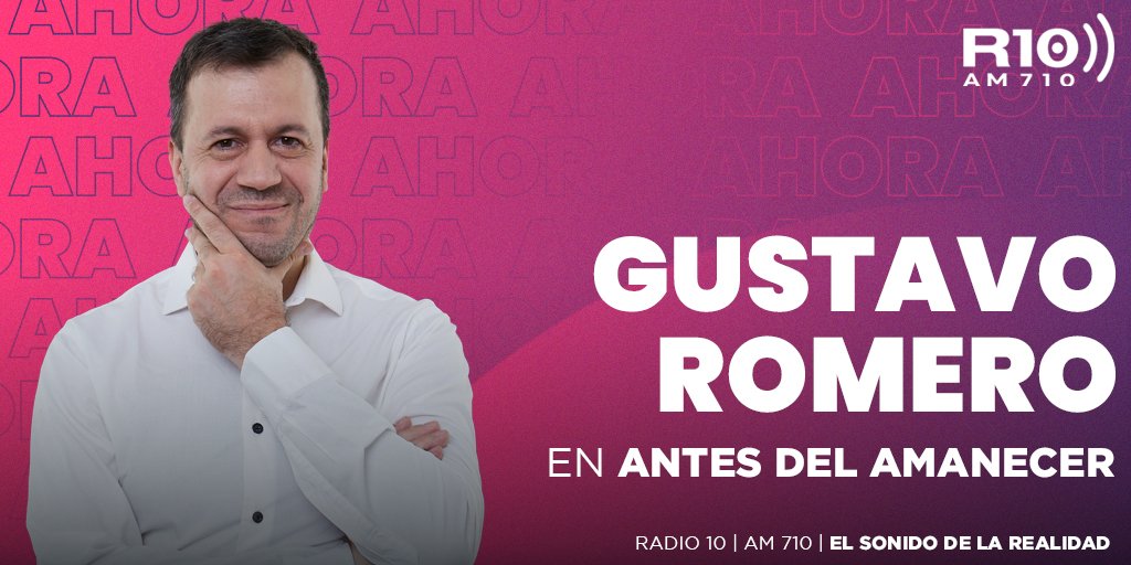 Radio10's tweet photo. 👉 #AntesDelAmanecer | 🗣🎙 El programa de @gustavoromero10, hoy con @RGERBASI y @mauroelimitador hasta las 5 de la mañana con información, la mejor música y buen humor en @radio10 #AM710 #ElSonidoDeLaRealidad🔊📻🇦🇷 • Dejá tu mensaje en este tweet. •🎧▶️ https://t.co/R0B1fCLV4F https://t.co/z6tfr09Sfd