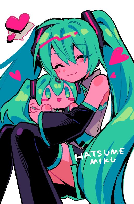 初音ミク 「ワンドロ 」|えない🚀のイラスト