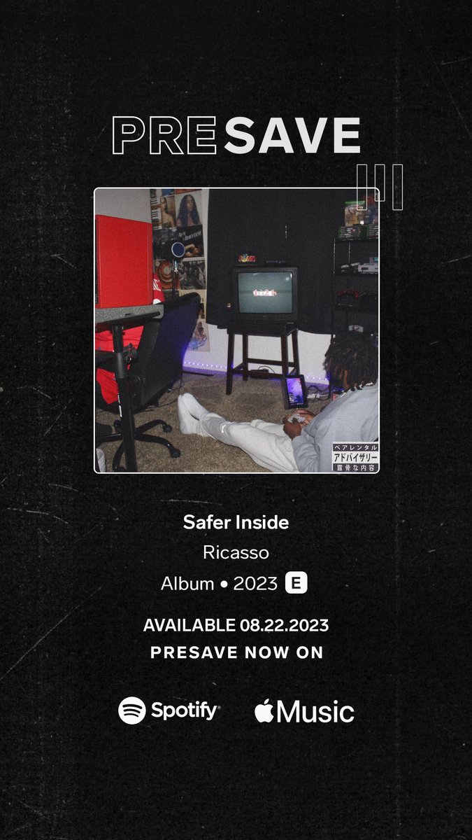 Ricasso - Safer Inside unitedmasters.com/m/64da4987b781…