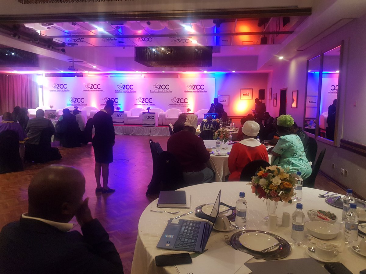 MercyTakanayi's tweet photo. An Opening prayer by Bishop Masuku on the ongoing Peace Prayer meeting hosted by @zccinzim at Rainbow Tours hotel.
#Ipraylvote https://t.co/1lBsXzxleG