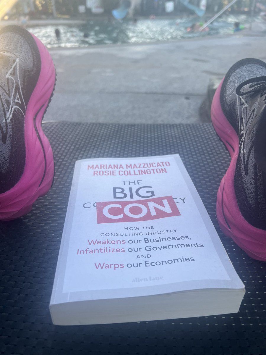 My big read on my holiday is done. Fantastic book that explains the consulting industry and the disruption it can cause. Plenty of insights and got me thinking. Thanks @MazzucatoM & @RosieCollingto #TheBigCon Think I might check out #MissionEconomy in my near future.