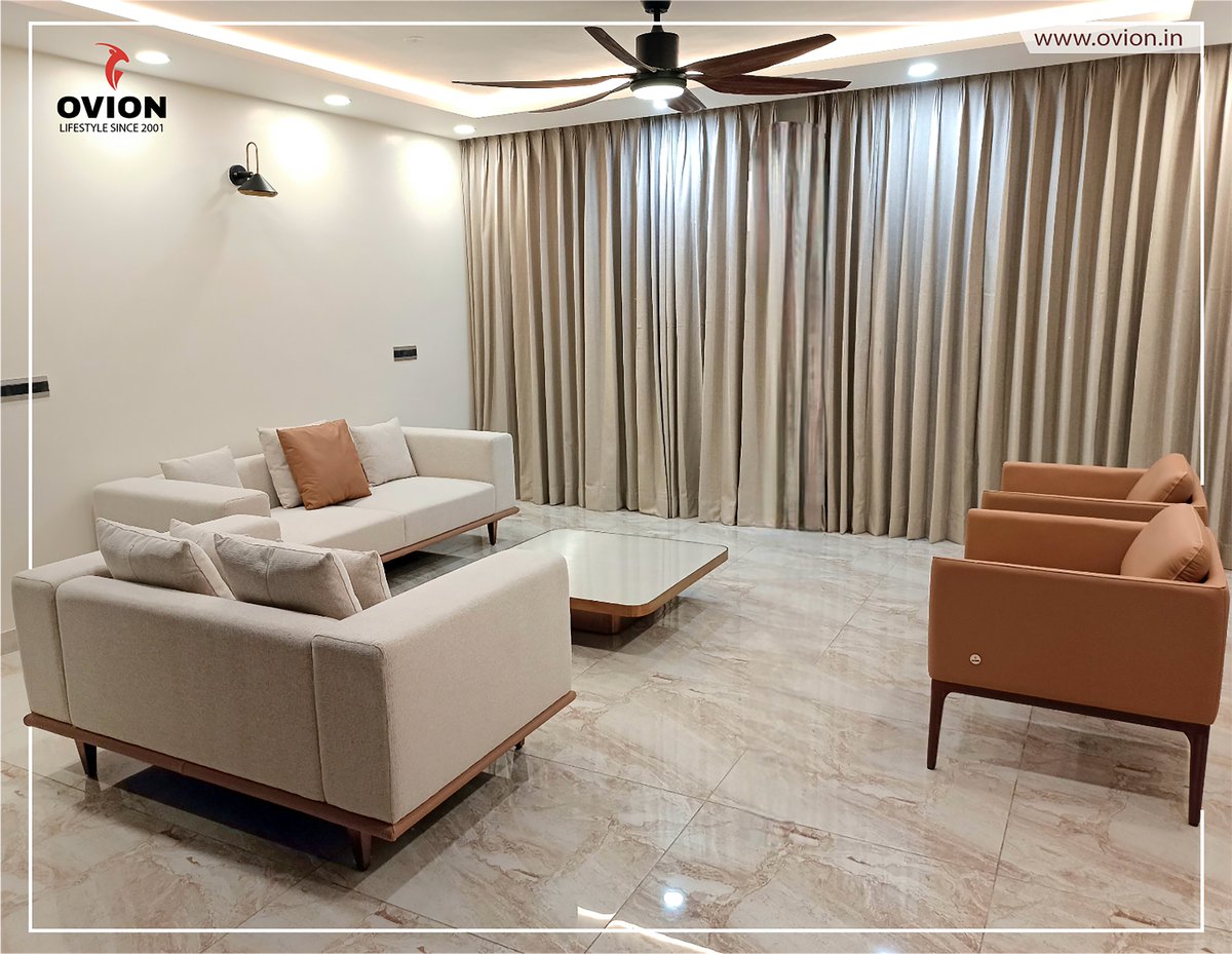 Living room furniture, luxuriously custom-made with master craftsmanship. Visit ovion.in for details. #OvionLifestyle #furniture #furnituredesign #sofa #chair #customfurniture #Bangalore #Bengaluru
