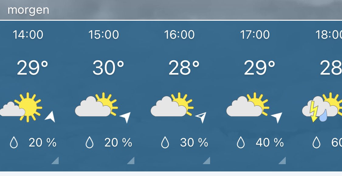 Und das Wetter ist perfekt!