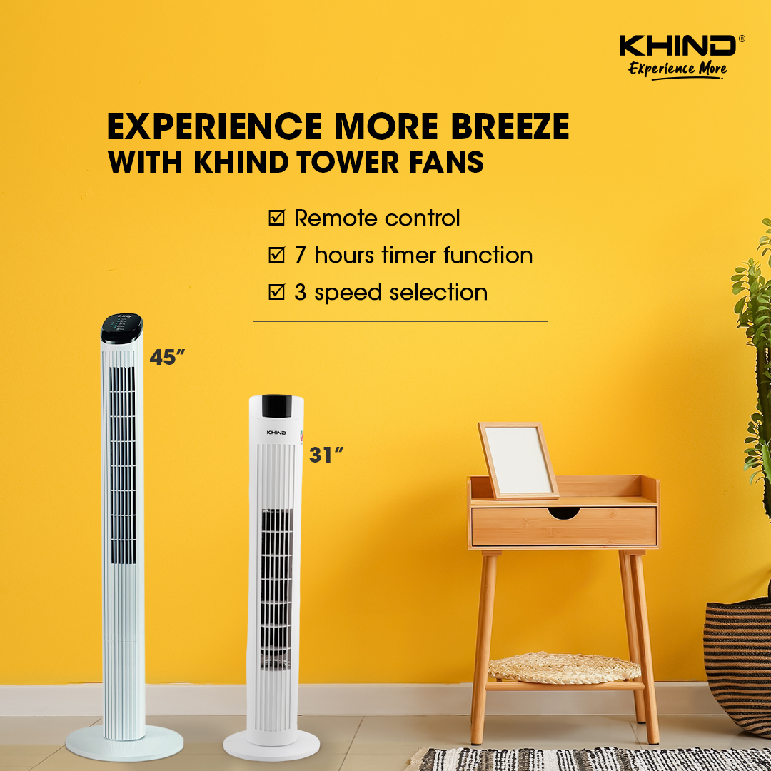 KhindME's tweet photo. KHIND’s tower fans are sleek, smart and produce a refreshing breeze at your command.
Shop now @ Amazon:-
https://t.co/H48MtFpVuo
.
.
.
#towerfan #coolingfan #aircondition #homeappliances #electricalappliances #amazon #uaeshopping #khindmiddleeast https://t.co/vnrtXmZcwr