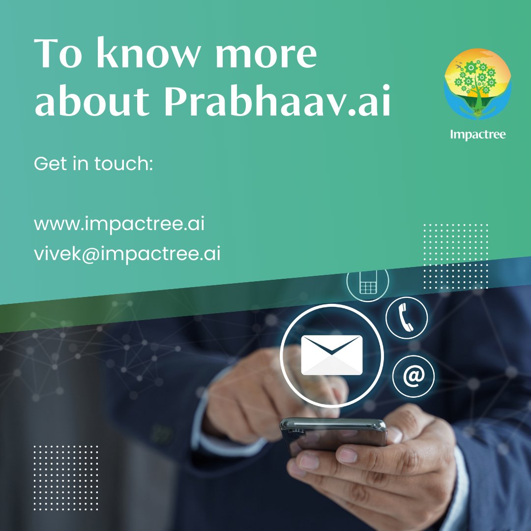 impactreeai's tweet photo. From rural Madhya Pradesh #farmers to urban Mumbai #classrooms, #PrabhaavAI leaves its mark everywhere. Our #innovative tech is reshaping #socialimpact measurement, driving #change where it counts. Ready to make an IMPACT? 
 Reach out: vivek@impactree.ai https://t.co/LMjW49Y2EJ