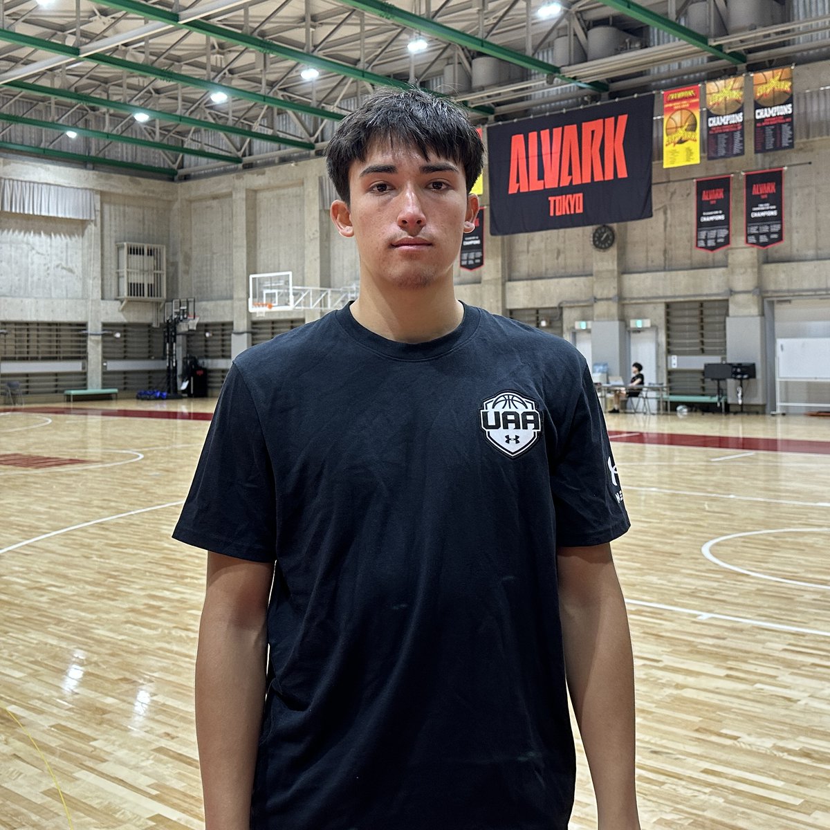 テーブス海選手の弟であるテーブス流河選手が夏休み期間中に日本に帰国