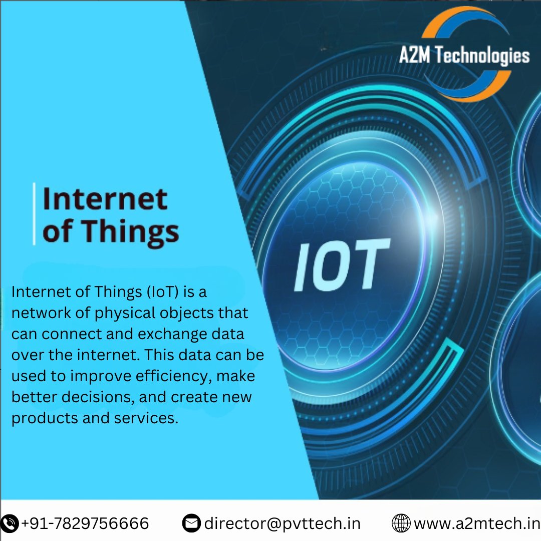 In a world characterized by rapid technological advancements, the Internet of Things (IoT) stands as a beacon of innovation, seamlessly fusing the virtual and physical dimensions of our lives.
visit our website a2mtech.in
#InternetOfThings #IOTTechnology #IOTDevices