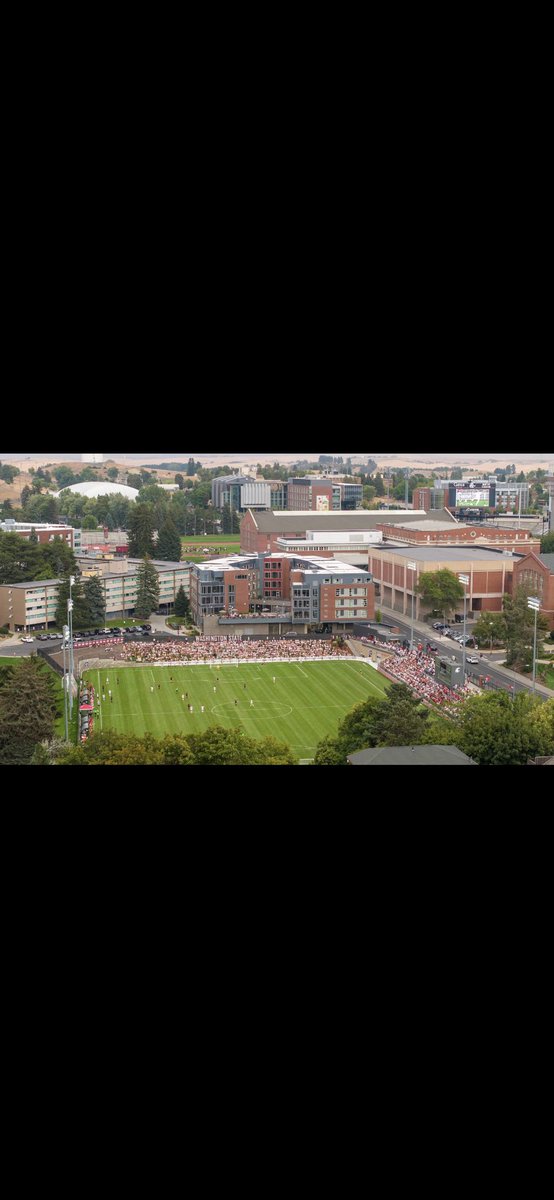 Now that’s a crowd! Thank you Coug Soccer fans for bringing the noise tonight for ⁦@WSUCougarSoccer⁩. Great start to the year. #GoCougs