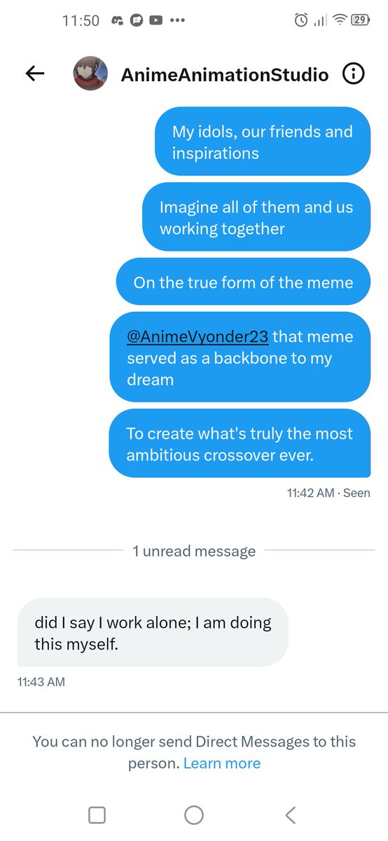 tradesluis's tweet photo. @AnimeVyonder23 @Ab50lut3Ra1nb0w is right. @AnimeVyonder23, if you keep working alone, your crossover will not be unleashed of its full potential.

Why keep working alone? You can collaborate! https://t.co/YYgi6i3G6T