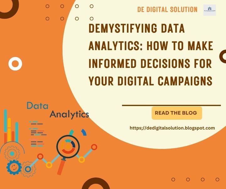 PayalRa322813's tweet image. Demystifying Data Analytics: How to Make Informed Decisions for Your Digital Campaigns

To know more visit our website:
dedigitalsolution.blogspot.com
Email us: contact.payalrai@gmail.com
Contact no. -6290013686

#datadrivenmarketing #campaignsuccess #dedigitalsolution #พี่กบ