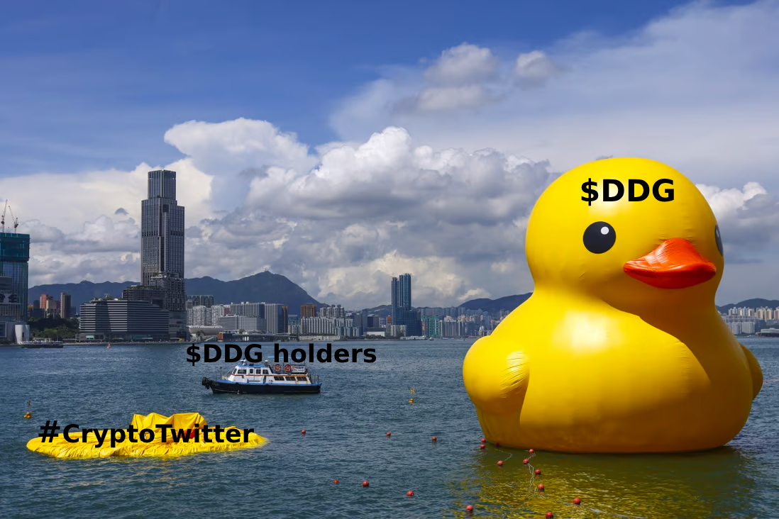 $DDG "Liquid" dates you
Never got "Liquidated"

We got your back! 🤠🦆

#Cryptocrash #BTC #ETH #bear #NFT #liquidate #SEC #dump #ngmi #HODL