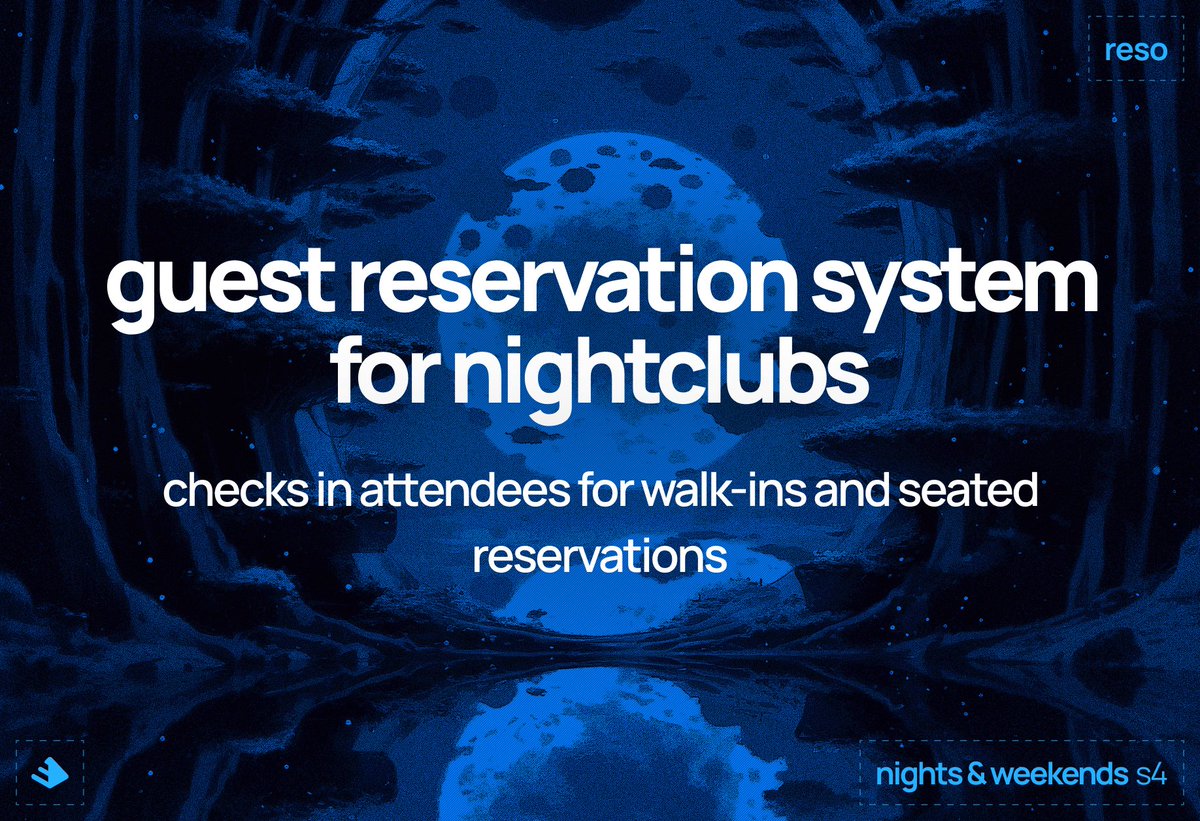 resogl's tweet photo. going in on @_buildspace building a guest reservation app for nightclubs https://t.co/8gkxrNOzRI