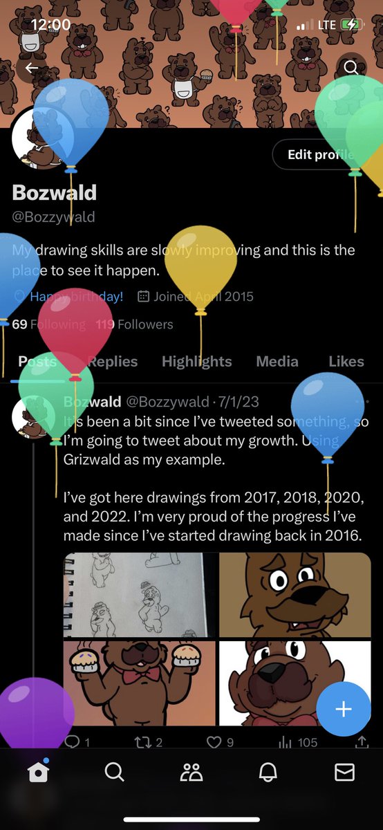 Bozzywald's tweet image. If you’re reading this you’re invited to my birthday party.